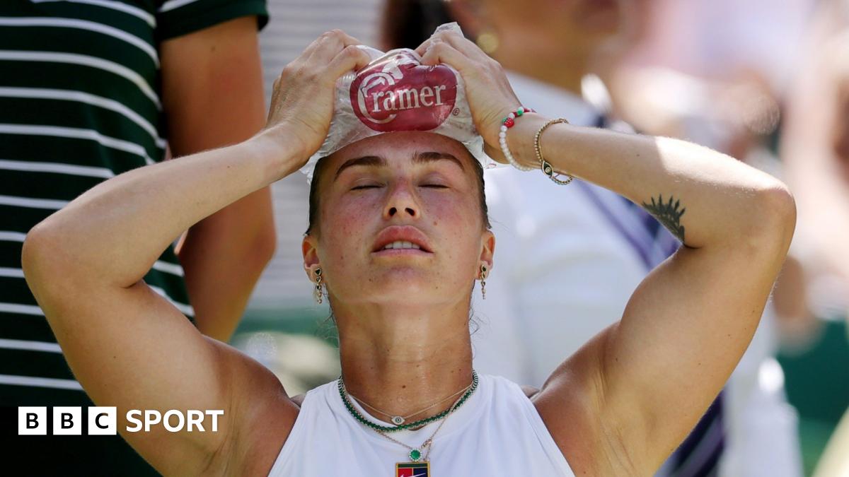 Beaten Sabalenka battles to keep cool on and off court