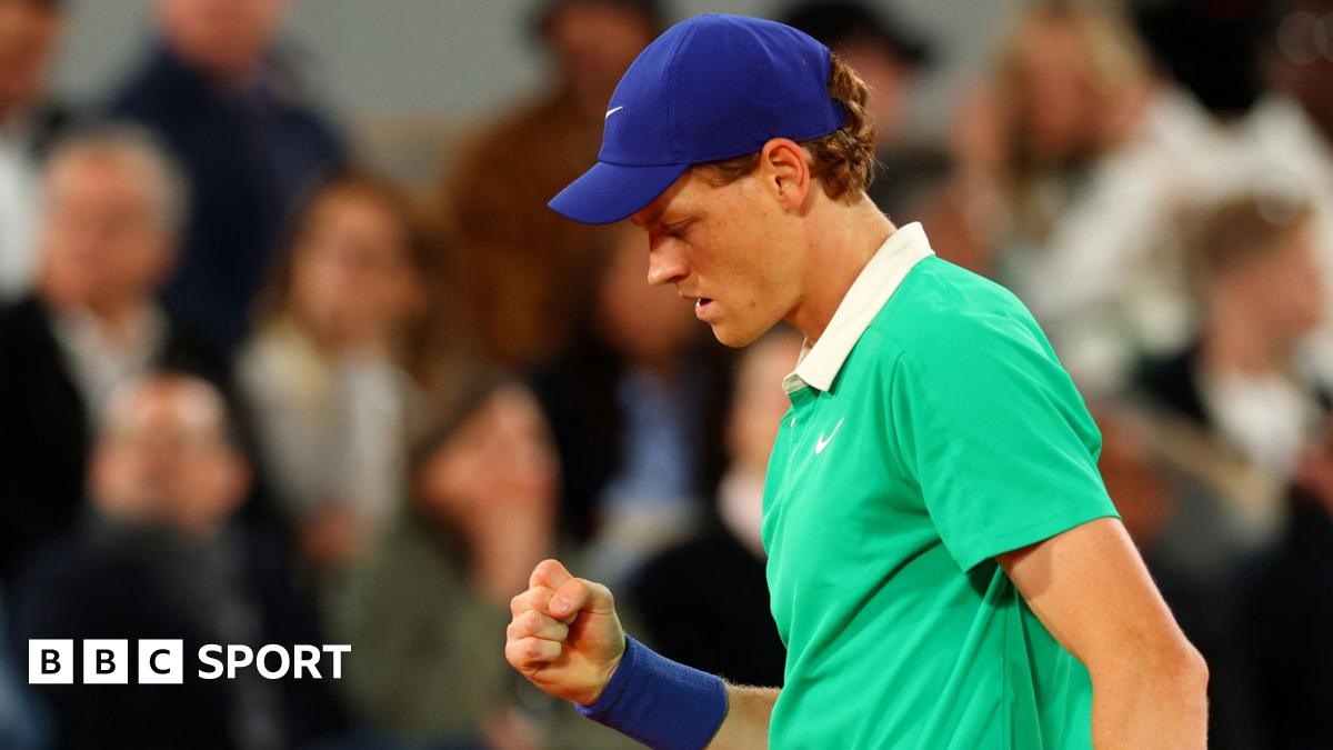 Sinner overcomes late wobble to progress in Paris