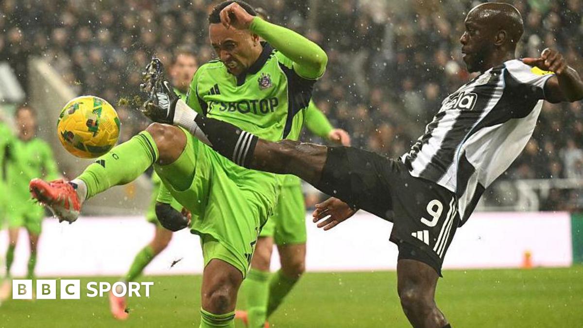 BBC 카라바오컵 라이브 페이지 이미지