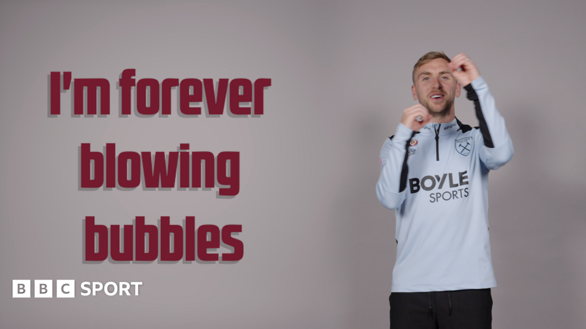 West Ham news: Players sign 'Bubbles' in BSL for Deaf Awareness Week