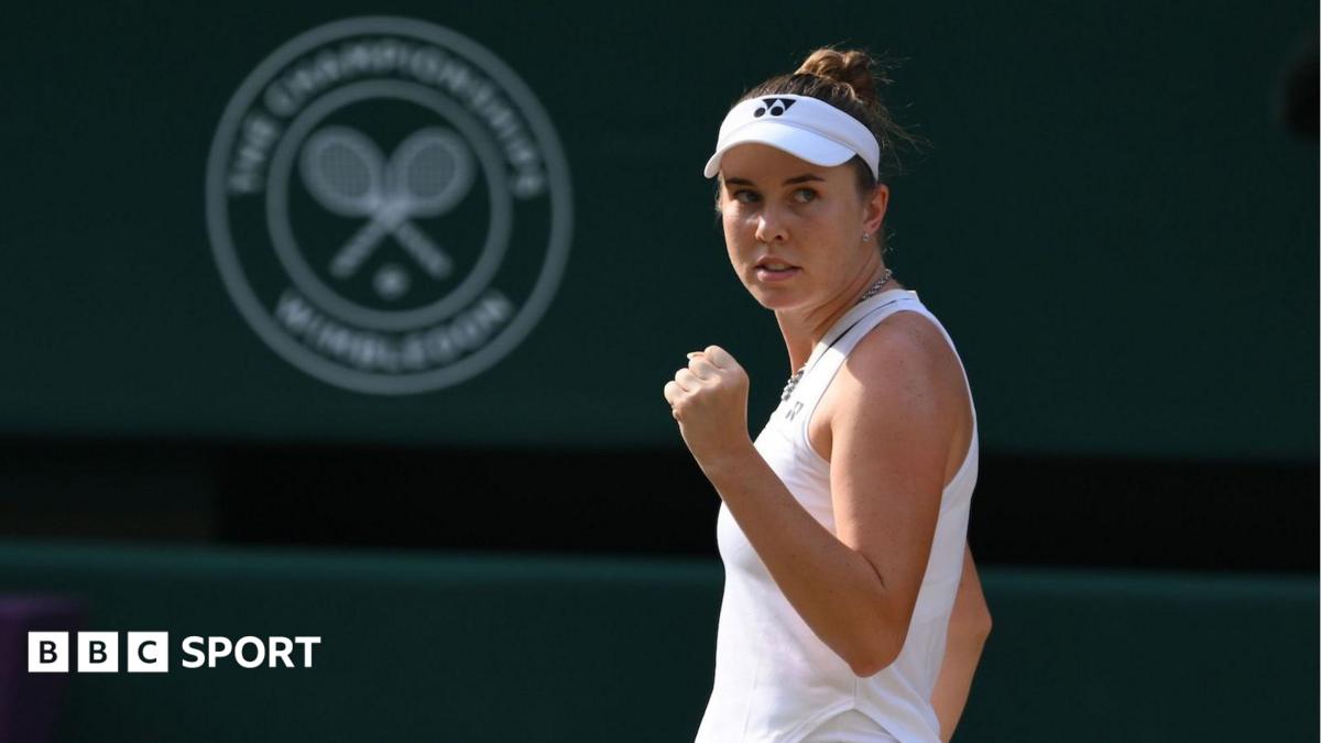 Watch Wimbledon semi-finals: Noskova leads but Kostyuk breaks back in second set
