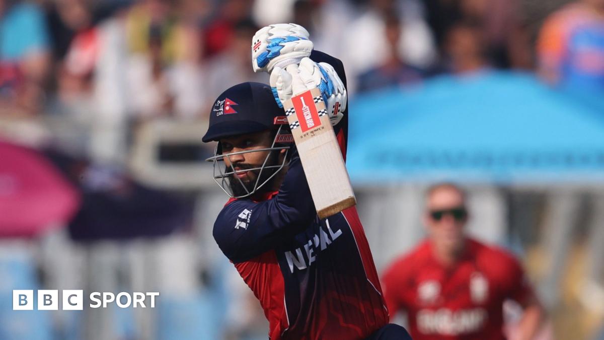 BBC Sport가 제공한 네팔 vs 잉글랜드 라이브 페이지 대표 이미지