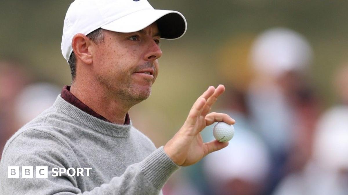 McIlroy three back as Fitzpatrick shares Open lead