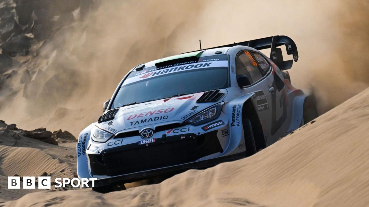 WRC race on knife-edge as Evans trails Ogier in Saudi