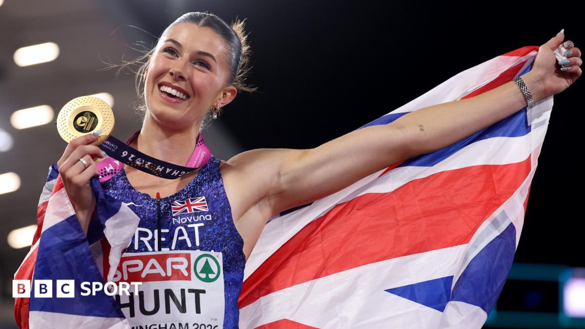 GB's Amy Hunt wins European 100m gold