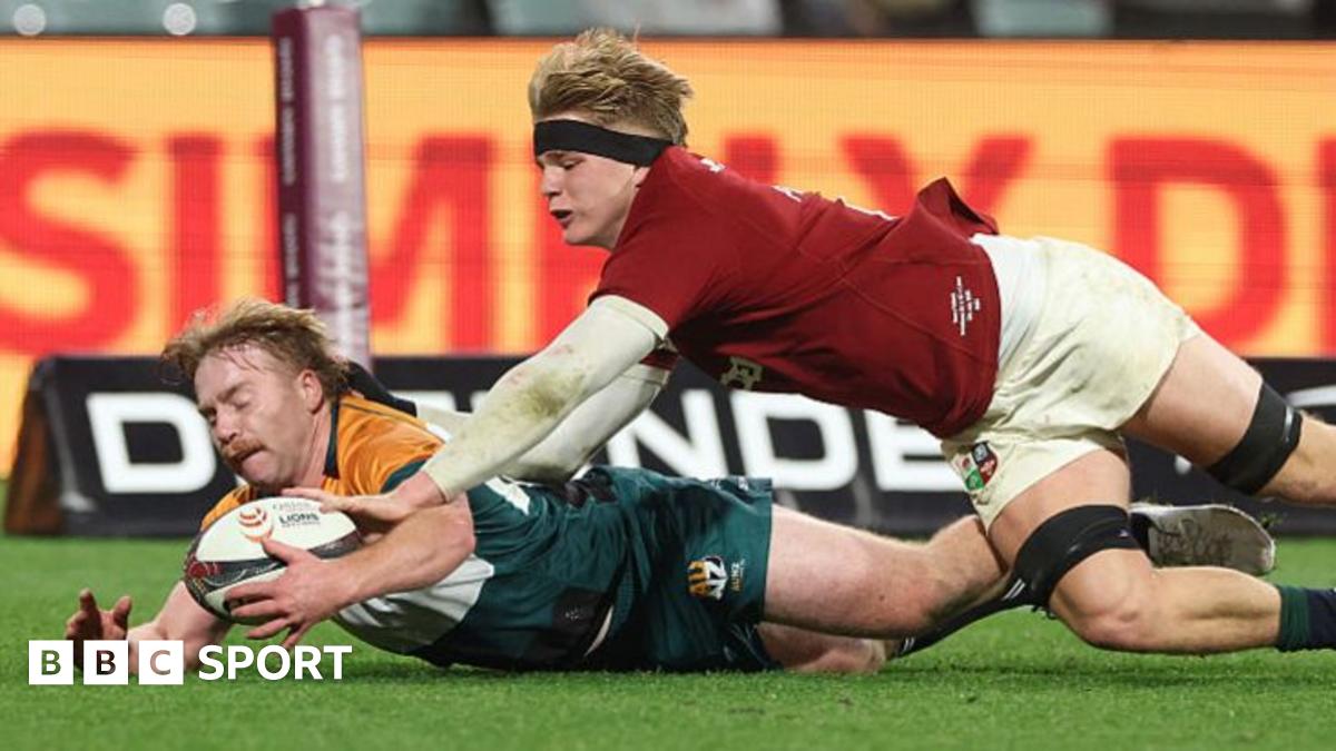 Lions vs Australia & New Zealand XV LIVE: Van der Merwe hat-trick, latest score, tries, line-ups & updates   BBC