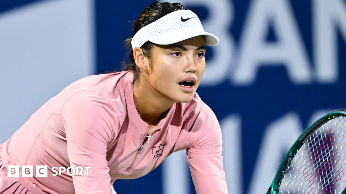 Raducanu beaten by Wimbledon finalist Anisimova