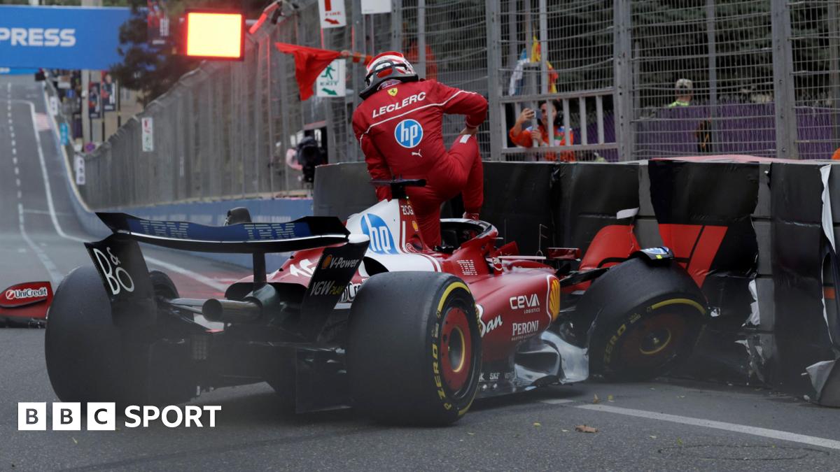 Azerbaijan Grand Prix: Max Verstappen takes pole after record six red flags