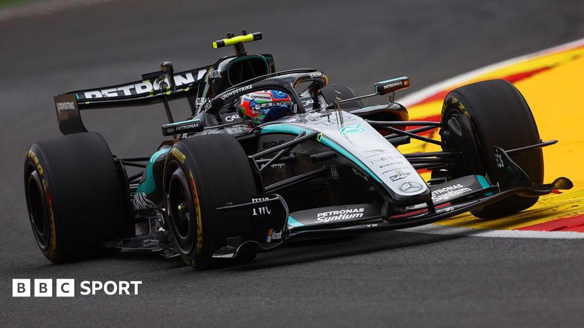 Kimi Antonelli tops practice at Belgian GP as Gasly crashes in Spa session