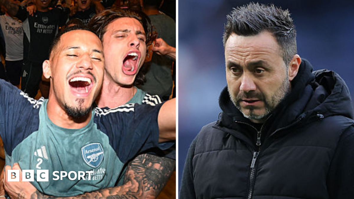 Football LIVE: Arsenal seal Premier League title as relegation fight goes to final day - BBC