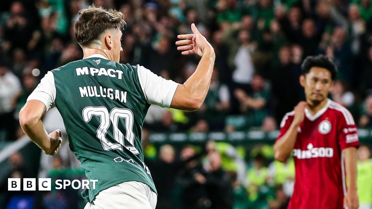 Hibernian 1-2 Legia Varsovia: Josh Mulligan Dibujo de John McGinn Comparaciones en Hibs