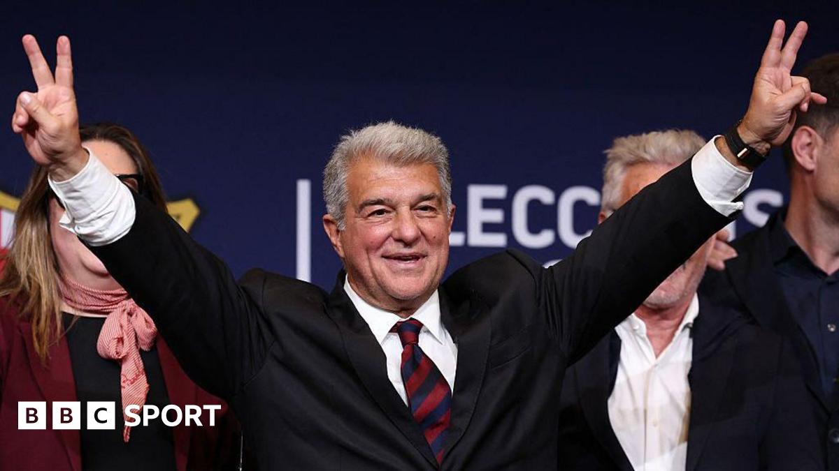 Laporta re-elected Barcelona president for fourth term