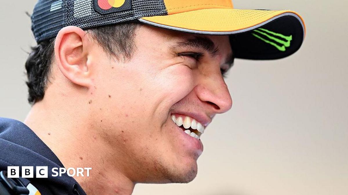 Formula 1 cars racing under the lights at Lusail International Circuit during the Qatar Grand Prix sprint weekend