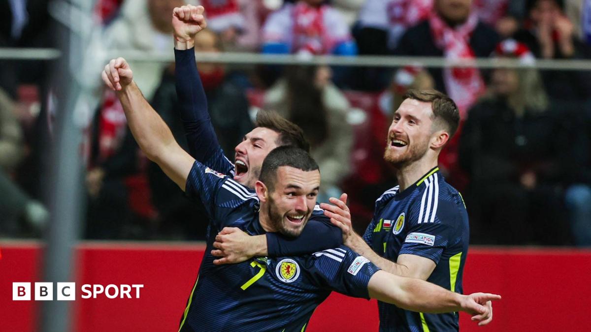 Poland 1-2 Scotland: Key stats - BBC Sport