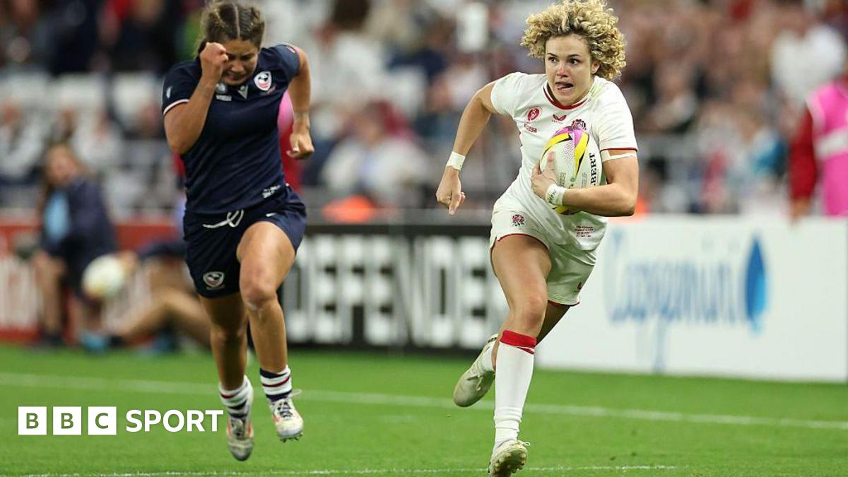 England open World Cup with 11-try win over USA