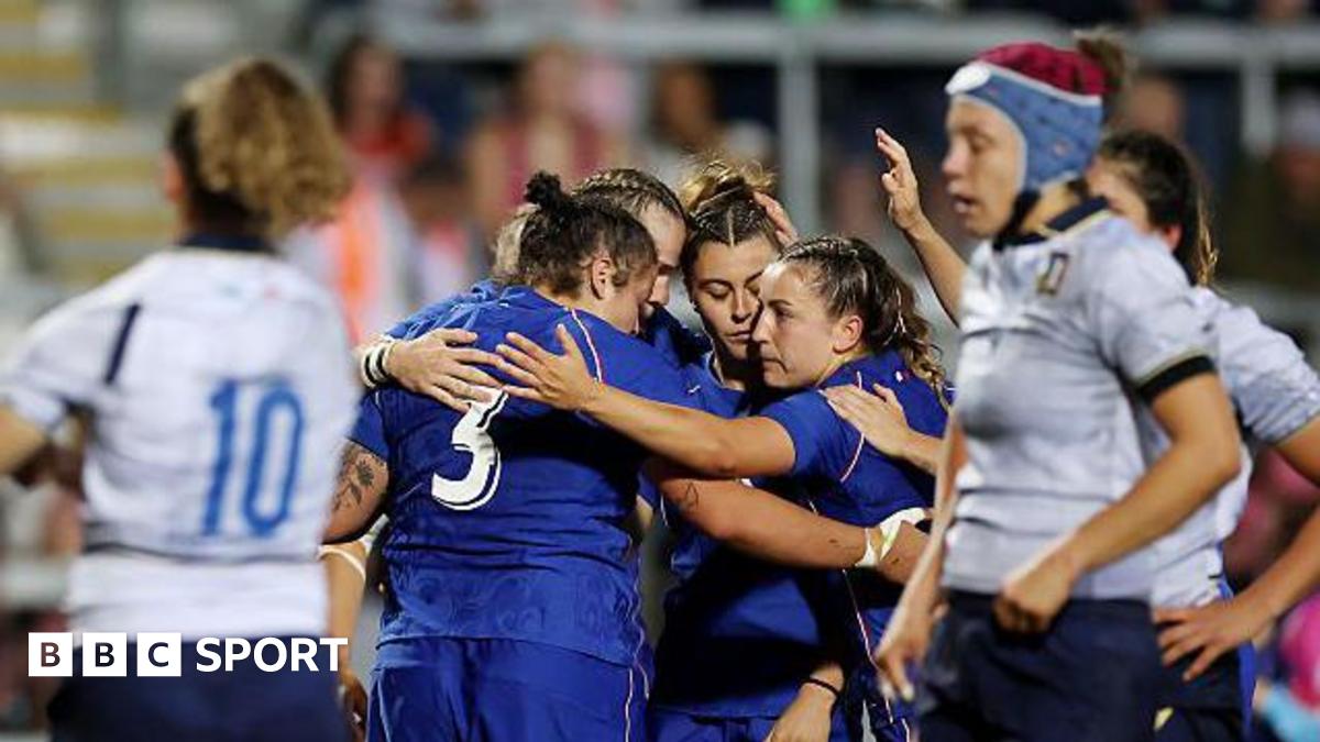 France Starts Women's Rugby World Cup With 24-0 Win Over Italy
