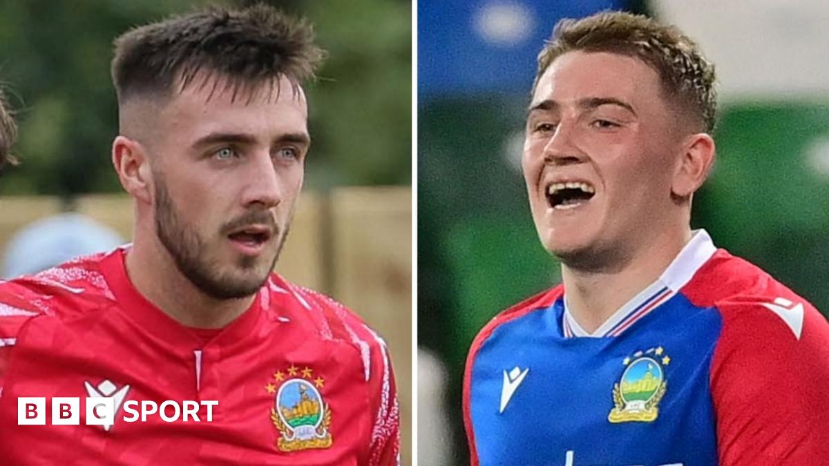 Linfield: Jack Scott and John Robertson leave club with immediate ...