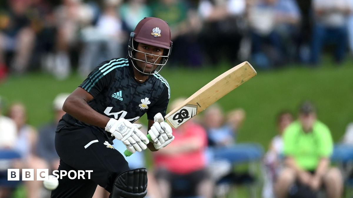 Sheridon Gumbs batting in an earlier fixture
