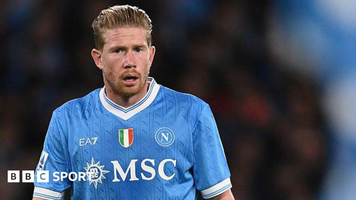 O meio-campista do Napoli Kevin De Bruyne foi descartado devido a uma lesão na coxa O meio-campista do Napoli Kevin De Bruyne foi descartado devido a uma lesão na coxa
