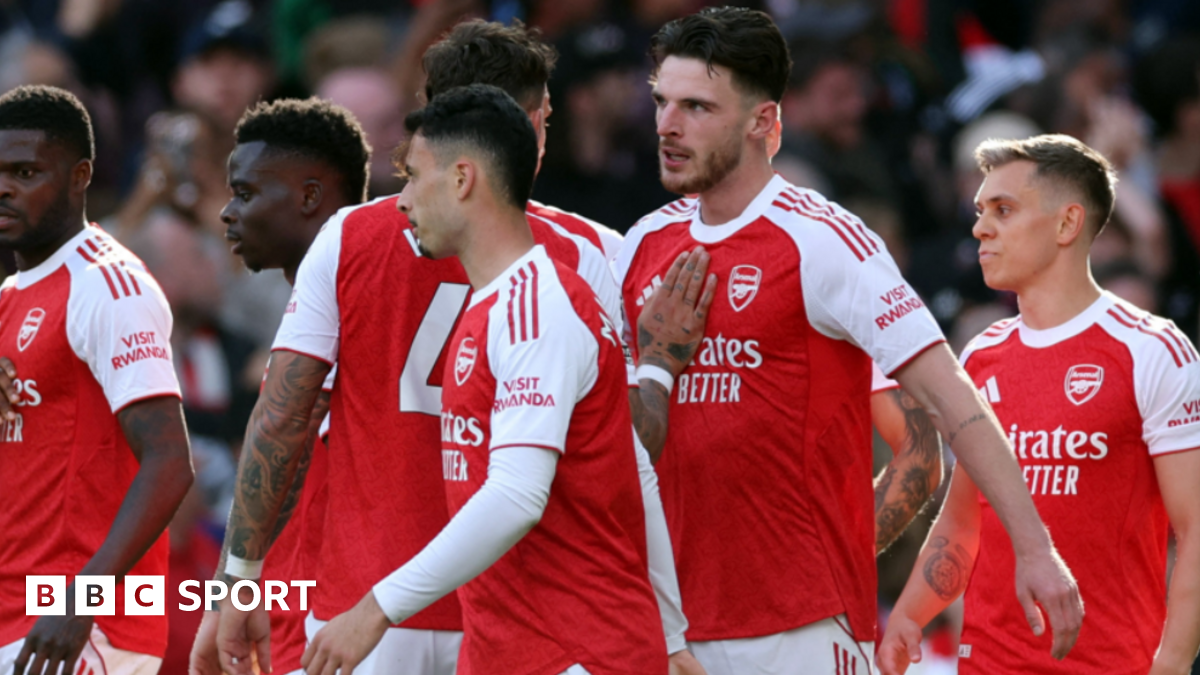 Arsenal 1-0 Newcastle United: Declan Rice scores stunning winner - BBC ...