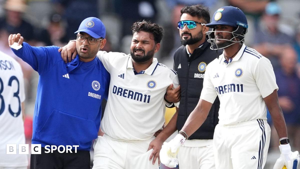 Pant injury alters tight first day of fourth Test