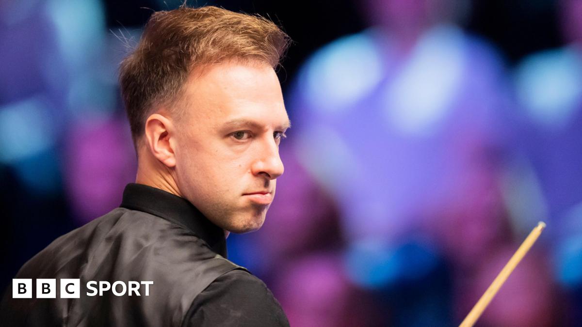 Judd Trump playing a shot during the UK Snooker Championship at the York Barbican