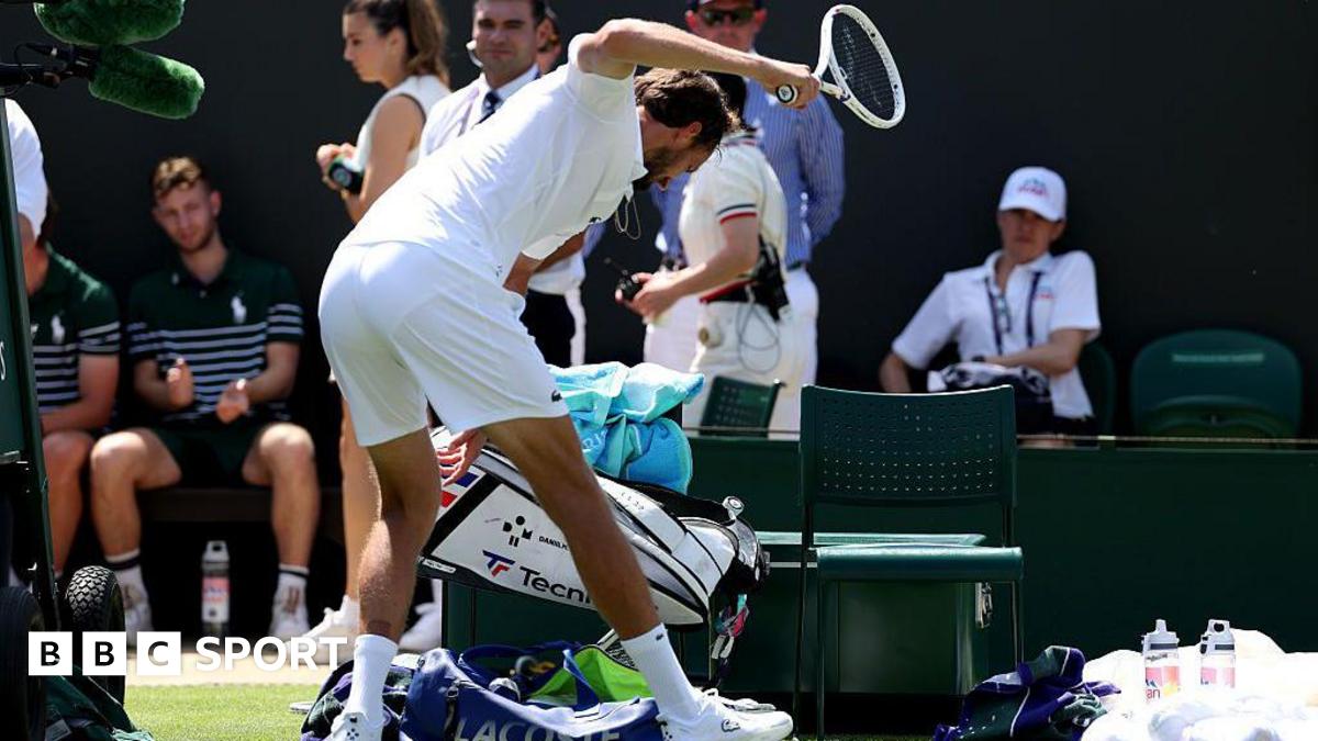 Medvedev suffers shock first-round Wimbledon exit