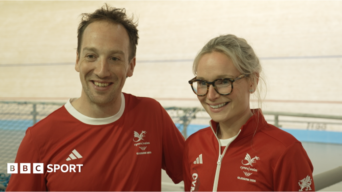 Commonwealth Games: Welsh cyclists couple come out of retirement to inspire their kids
