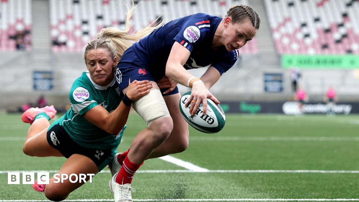 Women’s Enam Negara: Irlandia 15-27 Prancis: Tantangan Irish yang Bertahan dari Pengunjung Meskipun Kartu Merah