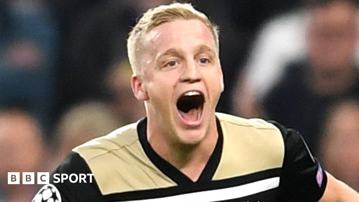 Tottenham 0 1 Ajax Champions League Donny van de Beek scores only goal BBC Sport