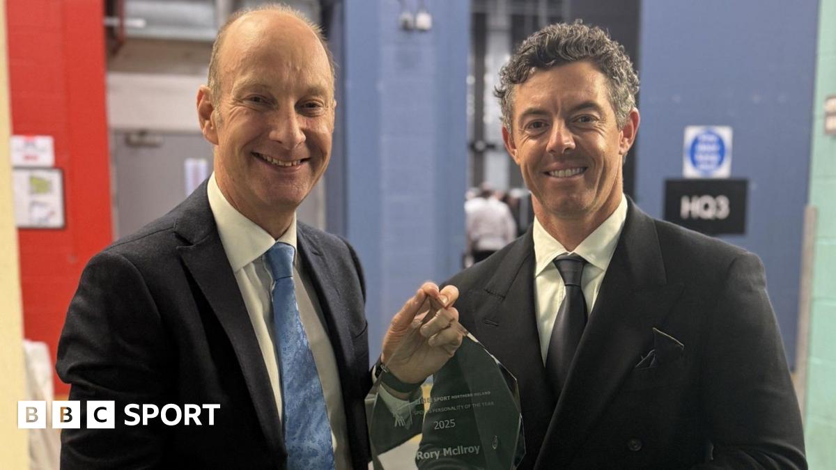 Rory McIlroy: ganador del Grand Slam nombrado Personalidad deportiva del año 2025 de BBC NI