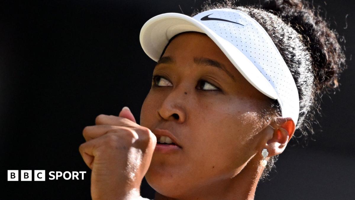 Watch Wimbledon: Osaka eases to first set against world number one Sabalenka