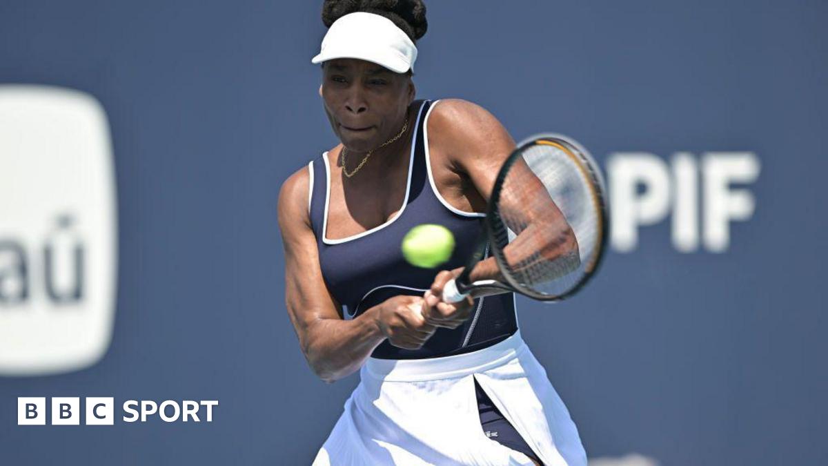 Venus Williams makes winning doubles return aged 45