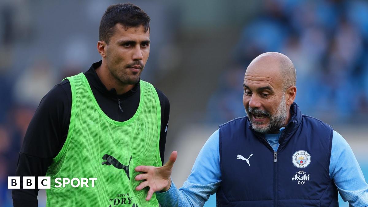 Rodri has had injury setback, says Guardiola