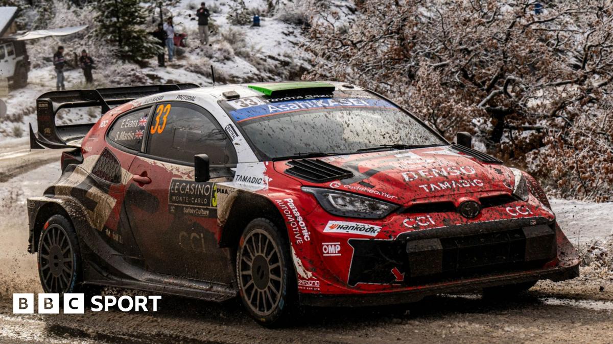 World Rally Championship: Elfyn Evans second at Rallye Monte Carlo with Jon Armstrong sixth