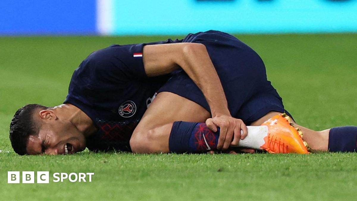 Morocco sweat as PSG star Hakimi ruled out for 'several weeks'