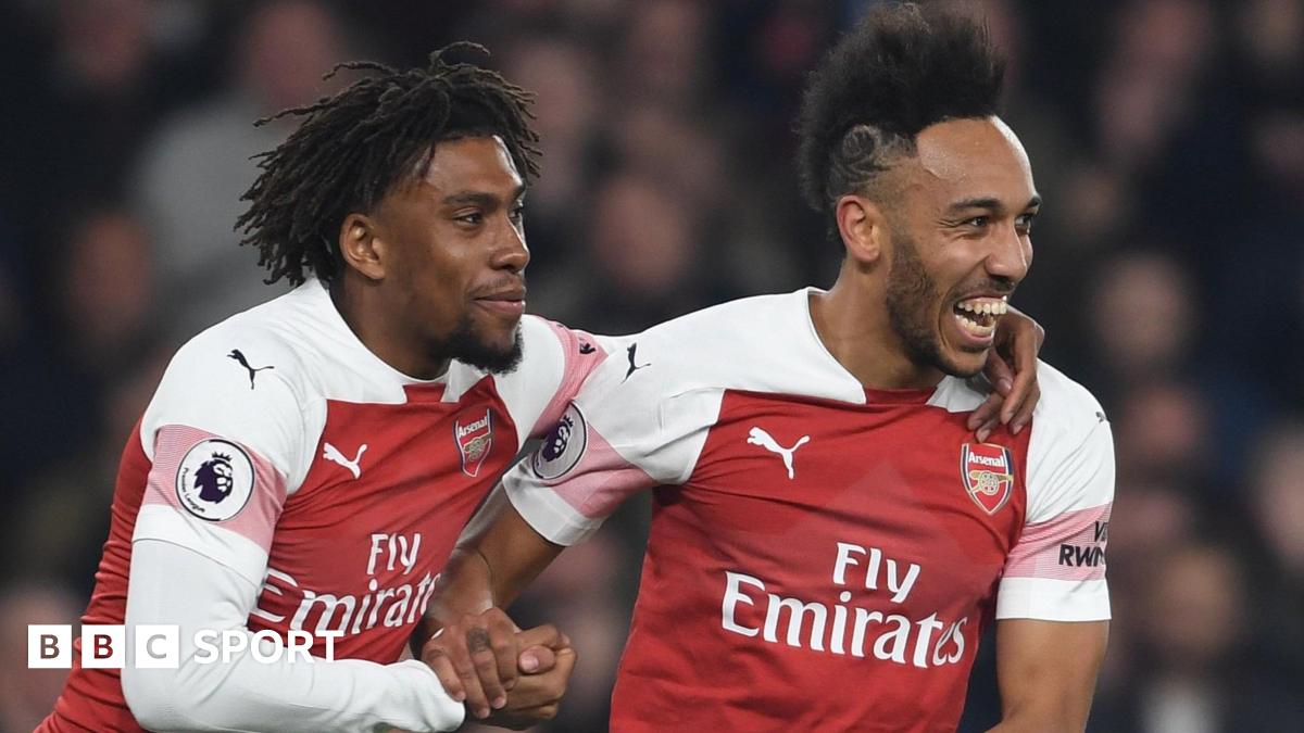 Iwobi ready for 'big brother' Aubameyang in play-off test