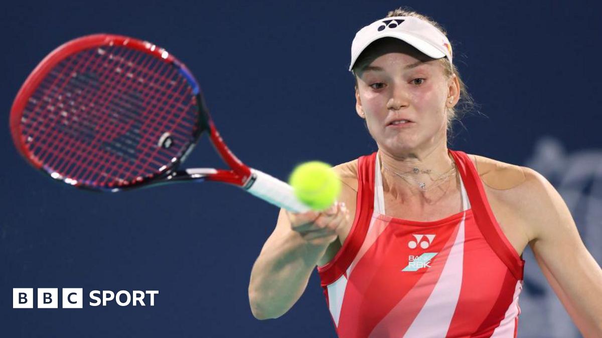 Rybakina through in Abu Dhabi but Watson loses in doubles