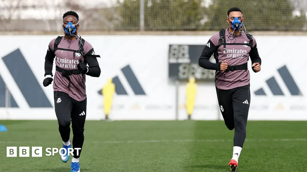Why are Real Madrid players training in masks?
