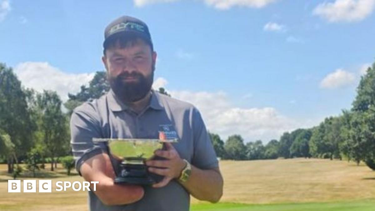 'I cried' - One-armed golfer on what world title means
