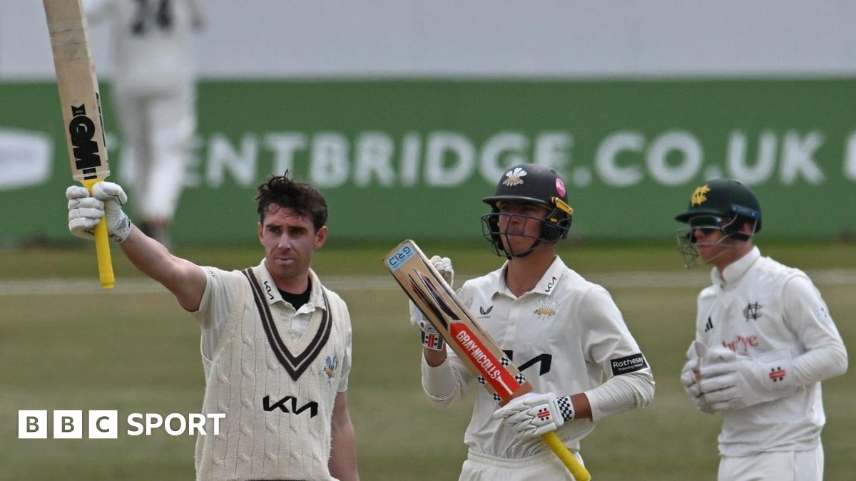 Notts v Surrey heading for draw after Lawrence ton