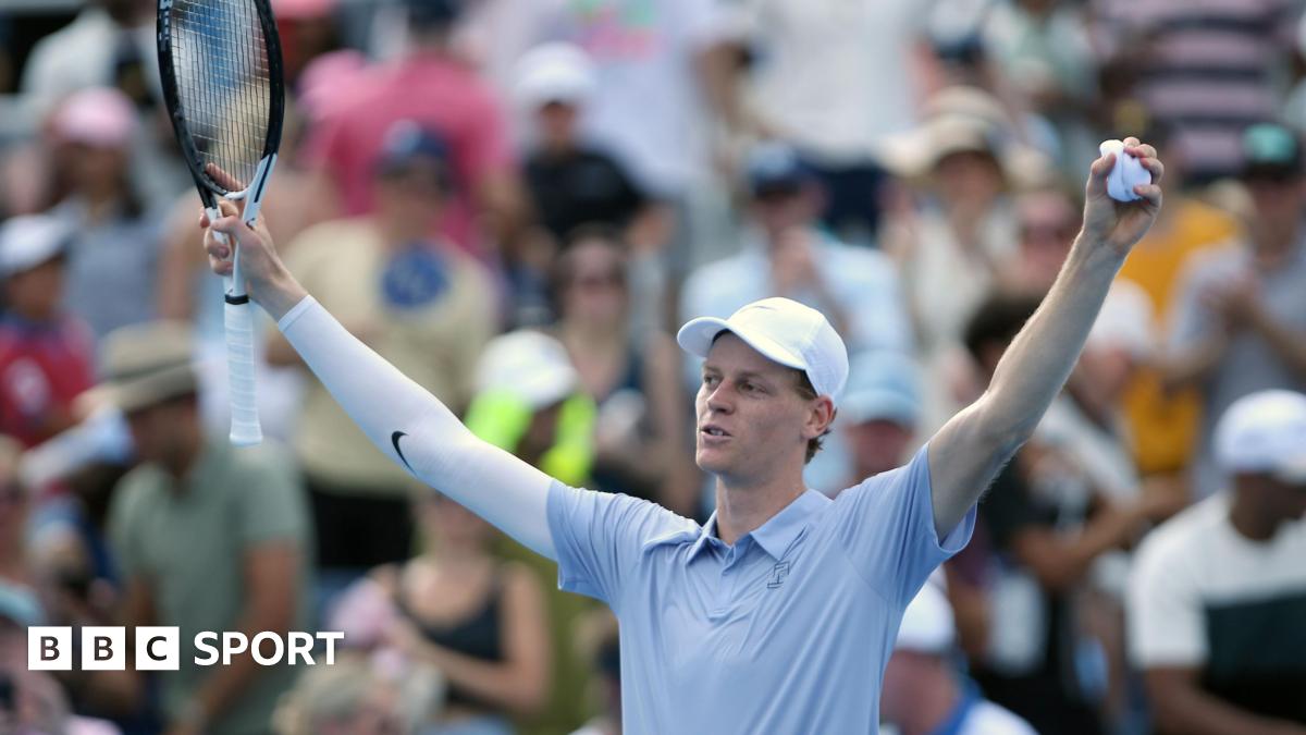 Birthday boy Sinner sweeps into Cincinnati final
