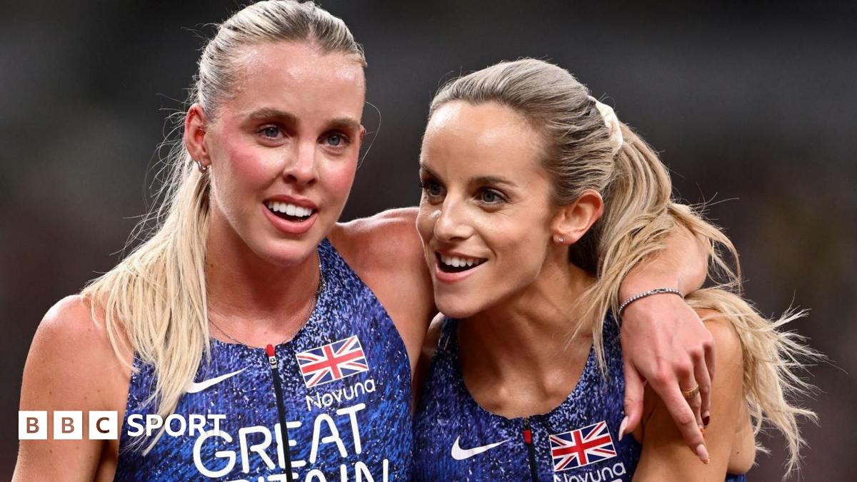 Georgia Hunter Bell lleva a Keely Hodgkinson a la medalla británica Doble en 800m final en el Campeonato Mundial de Atletismo