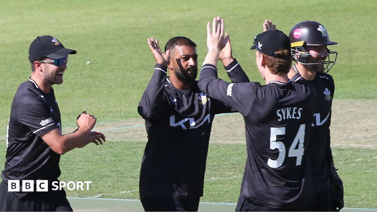 One-Day Cup: Surrey ease past Kent to go level with group A leaders Leicestershire
