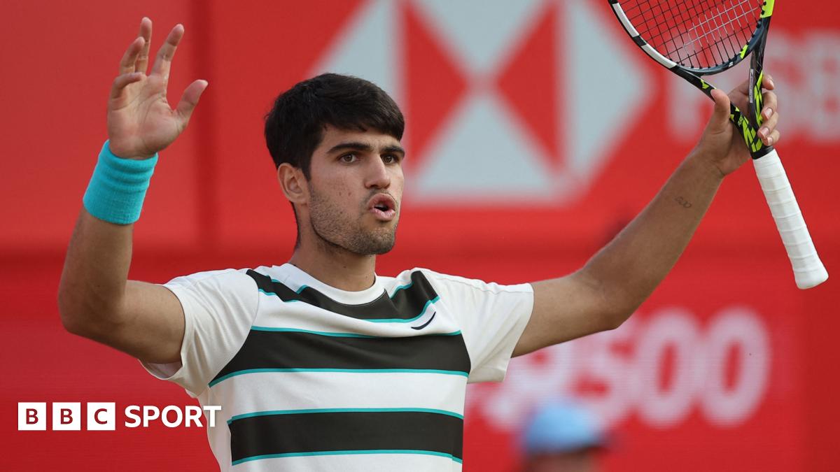 'Don't know how I'm still standing' - Alcaraz battles into Queen's last eight