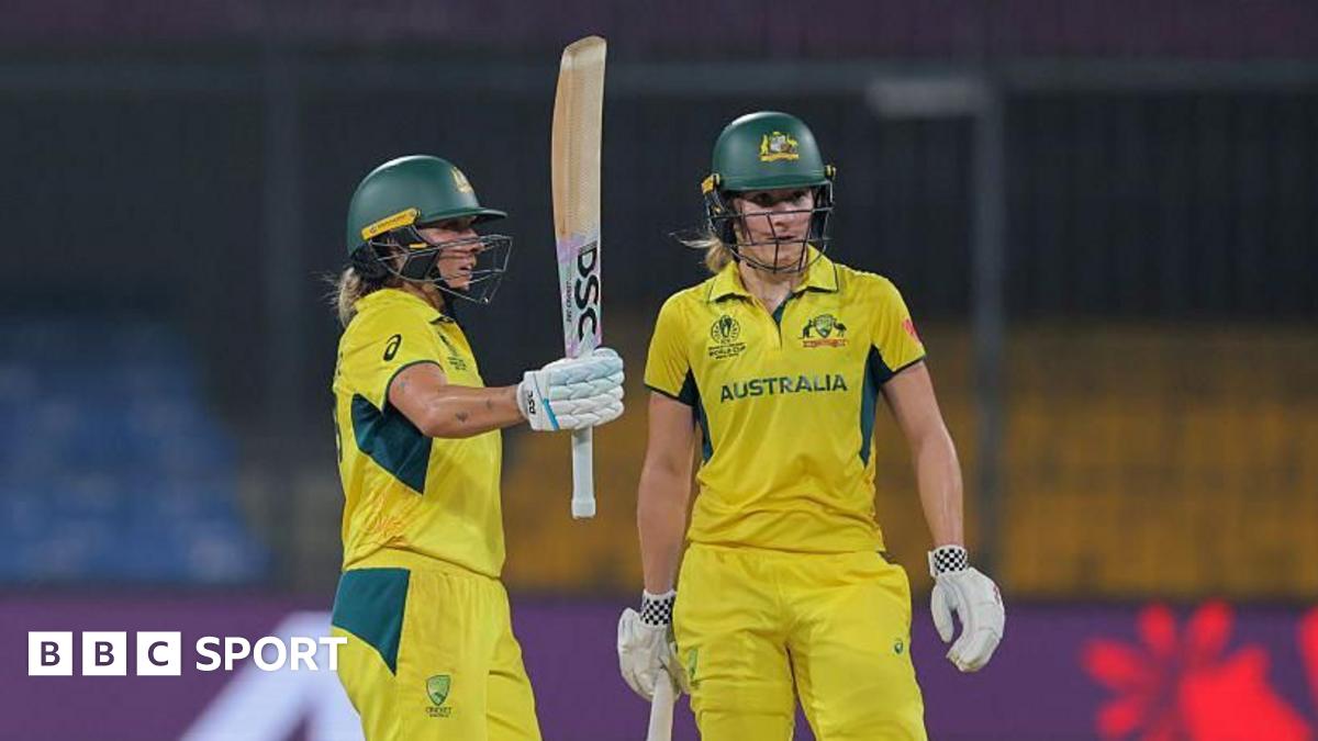 England dealt first World Cup defeat by Australia
