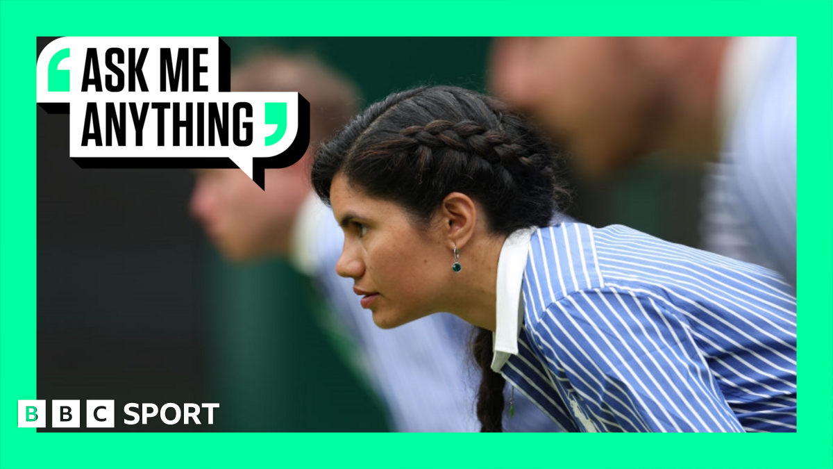 Why were there no line judges at Wimbledon 2025?