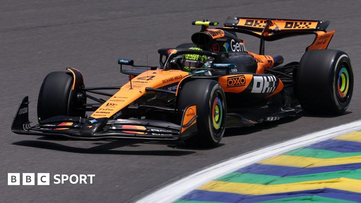 Norris heads Piastri in Sao Paulo practice