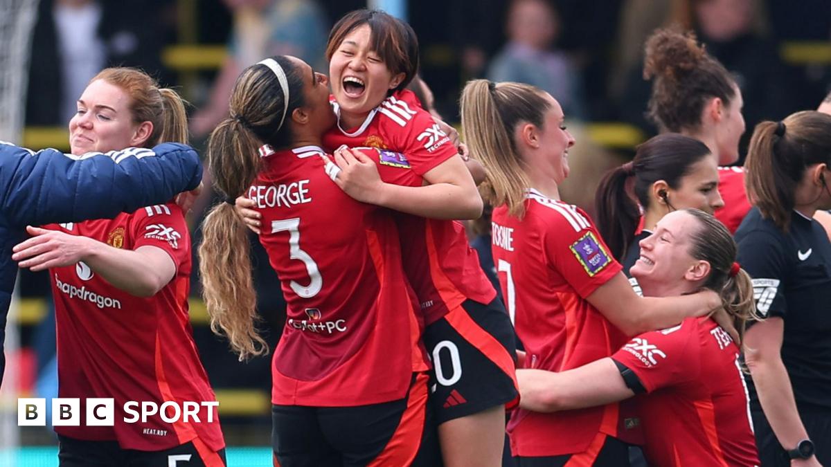 Man City 0-2 Man Utd: Holders Manchester United set up FA Cup final against Chelsea   BBC