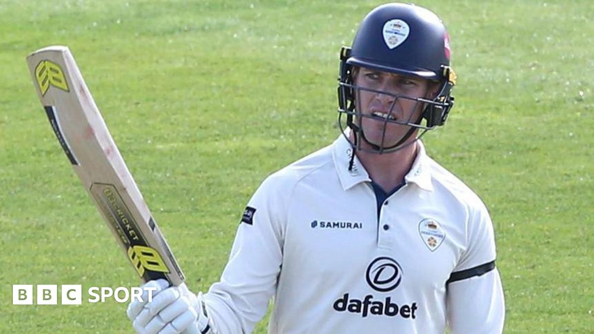 County Championship: Kent and Derbyshire in tight battle
